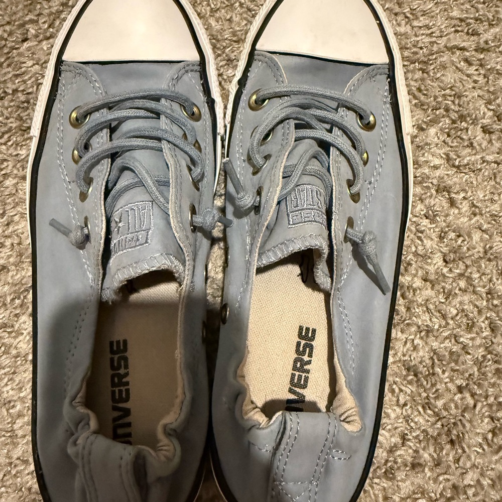 Converse Light Blue Sneakers